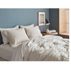 PARACHUTE Linen Duvet Cover color:  bone size King / Cal King. new bedding/ home